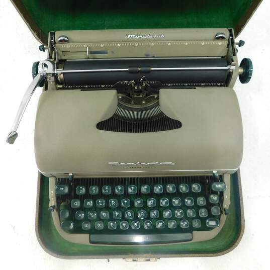 Vintage Remington Quiet Riter Portable Manual Typewriter With Case image number 2