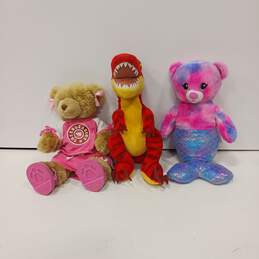 Bundle of 3 Build-A-Bear Plush Toys/Stuffed Animals
