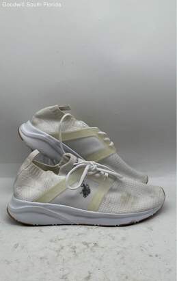 U.S Polo Assn White Unisex Sneakers Size 10 alternative image