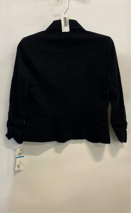 NWT Amanda & Chelsea Womens Black Long Sleeve Pockets Coat Jacket Size 0P alternative image