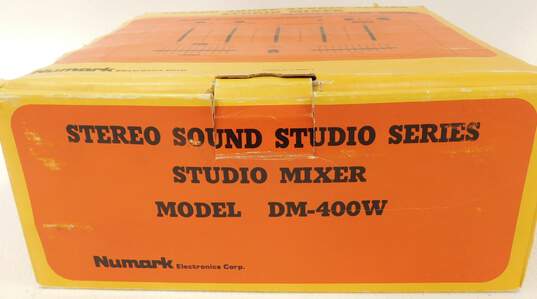 VNTG Numark Brand DM-400W Model Studio Mixer w/ Original Box and Accessories image number 7