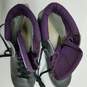 Vintage black and purple leather ski boots size 44 image number 4