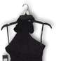 NWT Marciano Womens One-Piece Romper Dress Halter Neck Backless Black Size L image number 4