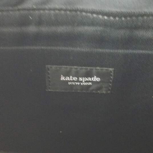 Buy the Kate Spade Black Nylon Flap Small Shoulder Messenger Bag