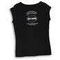 Women's Harley-Davidson Black Pullover T-Shirt Size XL image number 2