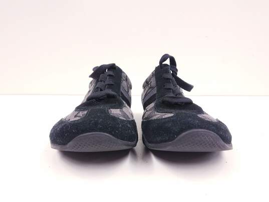 Coach Kelson Signature Black Canvas/Suede Women's Casual Shoes Size 8.5 image number 3