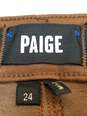 Paige Brown Pants Women's Size 24 image number 5