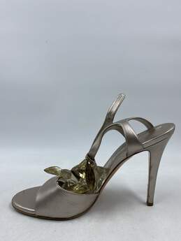 Authentic Casadei Silver Pump Heel W 10 alternative image