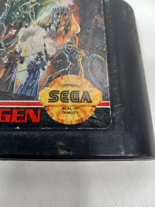 Sega Genesis Tengen Dragon's Fury Video Game image number 6
