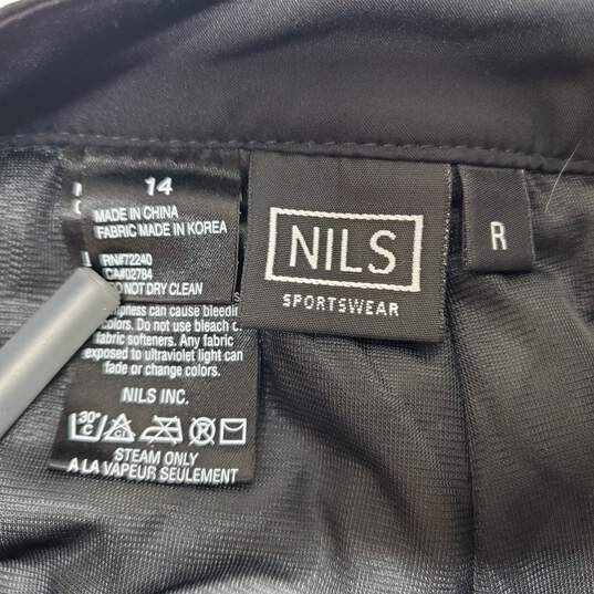NILS Sportswear Melissa Regular Bottom Line Black Ski Pants 14 NWT