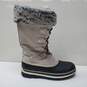 Khombu Emily Women's Winter Tall Boots GRAY Suede Leather Sz 6M image number 3