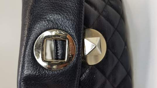 Buy the Kate Spade All Black Purse With Chain | GoodwillFinds