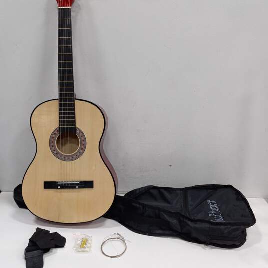 BC Acoustic Guitar with Strings and Pitch Pipe image number 1