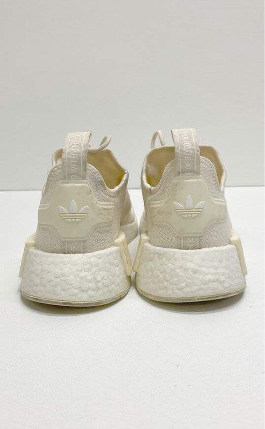 Adidas NMD R1 White Sneakers Women 6.5 image number 4