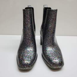 Jeffrey Campbell Multicolored Sparkling Rain Boots Sz 7 alternative image