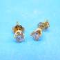 14K Yellow Gold 0.56 CTTW Diamond Stud Earrings 0.7g image number 1