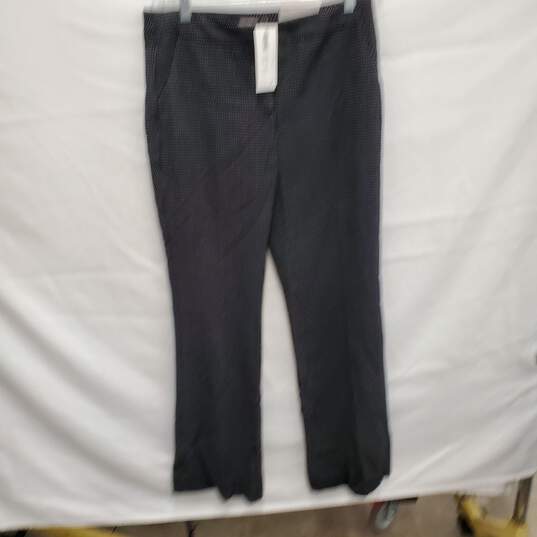 NWT Chico's WM's So Slimming Black & White Textured Dot Trousers Size 10R / 27 image number 1
