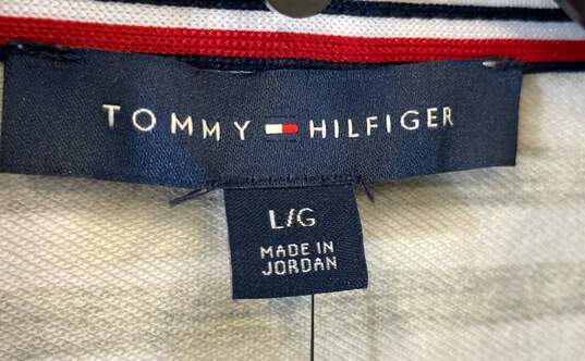 Tommy Hilfiger Women's Grey Stripe Blazer- L NWT image number 3
