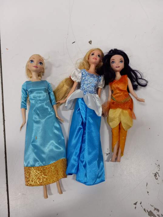 10PC Assorted Disney Fashion Play Doll Bundle image number 4
