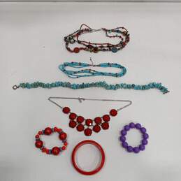 Bundle of Assorted Multicolored Costume Fashion Jewelry