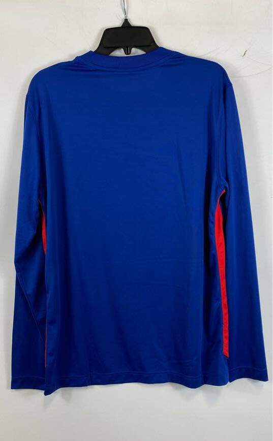 Nike Mens Blue Los Angeles Long Sleeve Clippers La NBA Basketball Jersey Size M image number 2