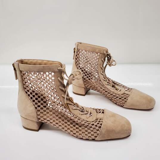 Christian Dior Women's Naughtily-D Beige Mesh Ankle Boots Size 7.5 w/COA image number 4