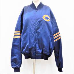 Vintage Starter NFL Chicago Bears Satin Bomber Jacket Size Men's XL