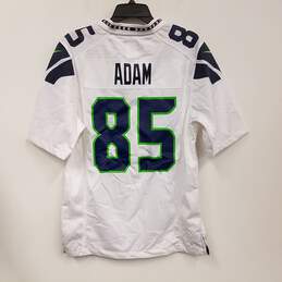 Nike Mens White Seattle Seahawks Julius Adams#85 Football NFL Jersey Size S alternative image