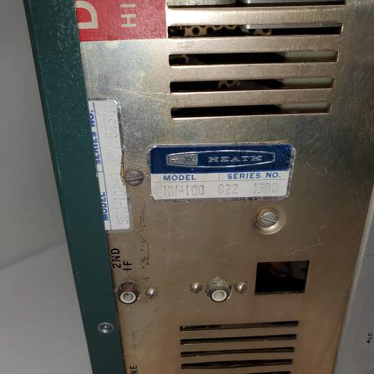Replacement Parts/Repair Untested Vintage Heathkit HW100 Desktop SSB Transciever image number 3