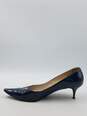 Authentic Jimmy Choo Navy Patent Pump W 11 image number 2