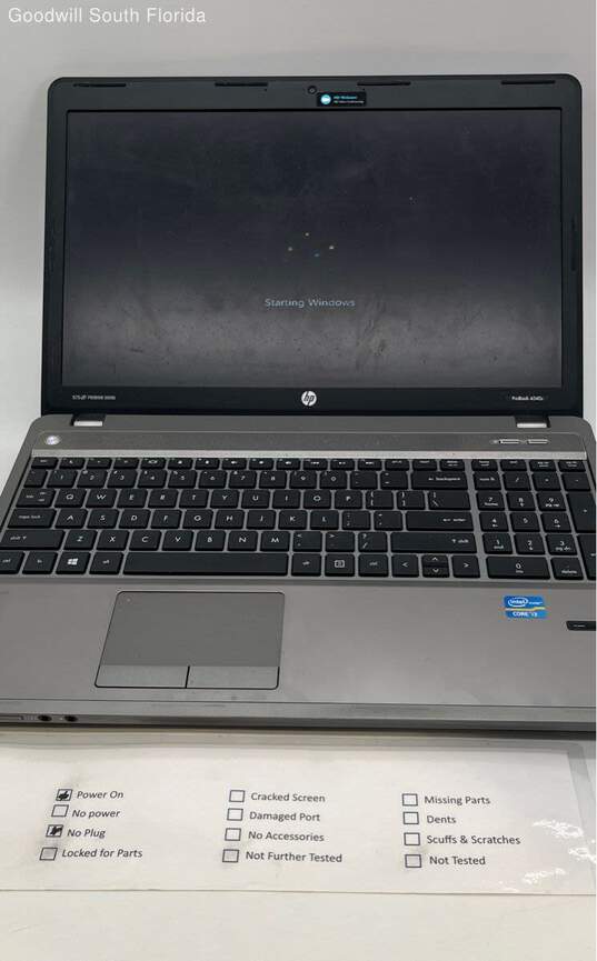 Functional Unlocked HP Gray Laptop Without Power Adapter image number 2
