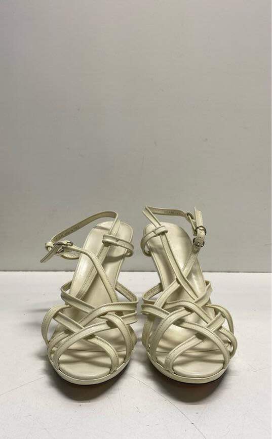 BALLY Italy Vilaine Patent Leather Cage Sandal Heels Shoes Size 10 image number 2