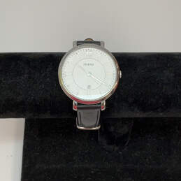 Designer Fossil ES-3869SET Silver-Tone Round White Dial Analog Wristwatch