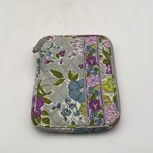 Vera Bradley Womens Multicolor Floral Zipper Sleeve Tech Tablet Cover image number 2