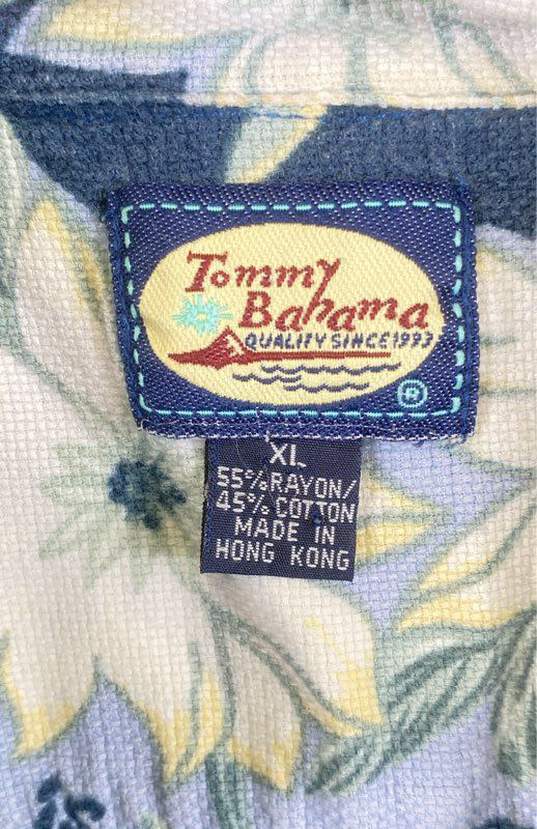 Tommy Bahama Mens Multicolor Printed Tropical Hawaiian Button-Up Shirt Size XL image number 3