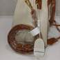 Cluci White & Brown Handbag W/ Tags image number 6