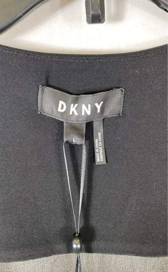 DKNY Black Sleeveless Blouse - Size Large image number 3