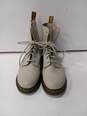 Dr. Martens Women's Pascal Beige Leather Boots Size 10 image number 1