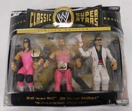 WWE Classic Superstars Hart Foundation Limited Ed. Bret Jimmy Hart, Jim Neidhart