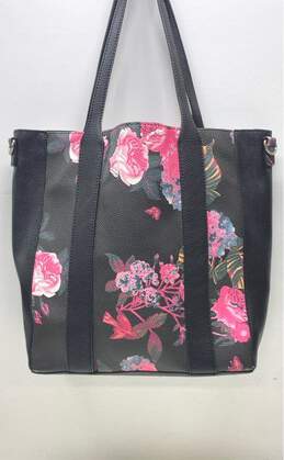 Steve Madden Black Floral Tote Bag alternative image