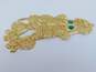 Vintage Alan & Fashion Gold Tone Articulated Lion & Poodle Dog Pendants & Chain Necklace 108.7g image number 7
