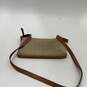 Tommy Hilfiger Womens Crossbody Bag Purse Adjustable Strap Zipper Brown Leather image number 2
