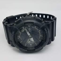 Casio G-Shock GA110 50mm WR 20 Bar St Steel Chrono Round Black Men's Watch 72g alternative image
