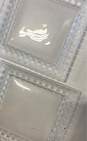 Lot of 2 Tiffany & Co Plates Crystal Square Woven Basket image number 3