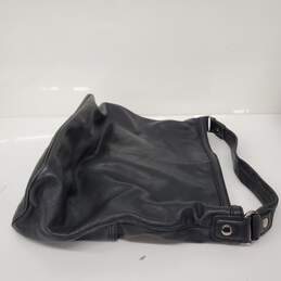 Marc by Marc Jacobs Black Pebbled Leather Front Zip Hobo Bag alternative image