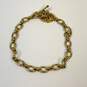 Designer Juicy Couture Gold-Tone Toggle Fashionable Link Chain Necklace image number 2