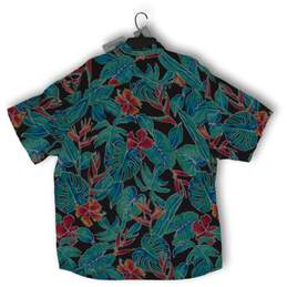 NWT Tommy Bahama Mens Button-Up Shirt Veracruz Cay Short Sleeve Black Blue Sz M alternative image