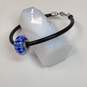 Designer Pandora 925 Sterling Silver Blue Glass Charm Bracelet image number 1