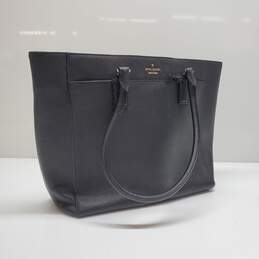 Kate Spade Saffiano Black Leather Tote Bag