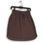 Womens Purple Flat Front Elastic Waist Drawstring Athletic Skirt Size 6 image number 1